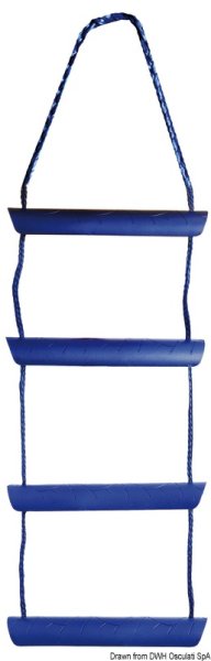 Scaletta corda/plastica 3 gradini - 49.524.03